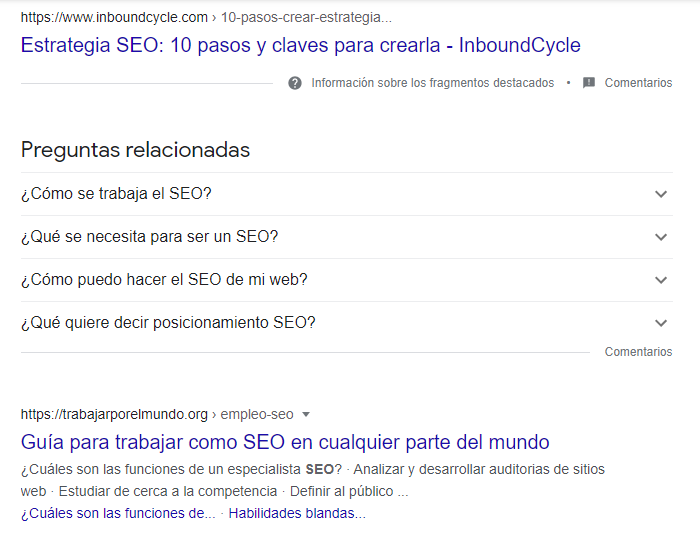 SEO posicionamiento orgánico