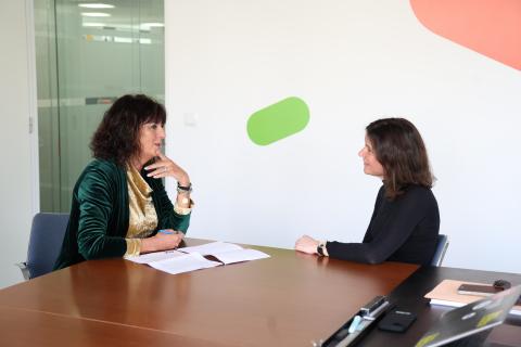 Momento de la entrevista