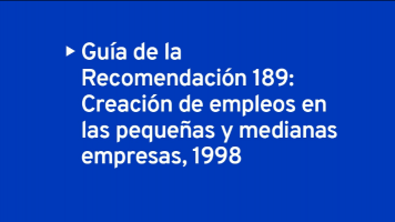 Banner Guía de la OIT sobre la creación de empleos en las pymes